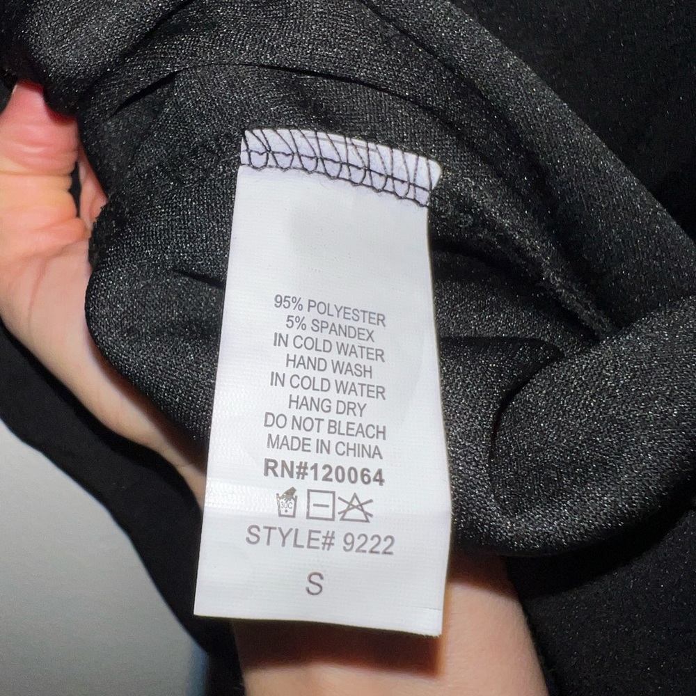 Mind Code black lack back romper - Picture 9 of 12